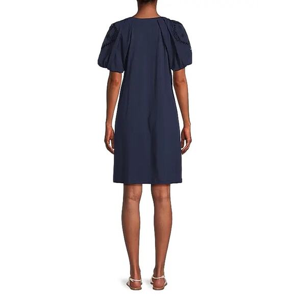 NIC+ZOE Puff-Sleeve T-Shirt Minidress NWT size large - Picture 2 of 8